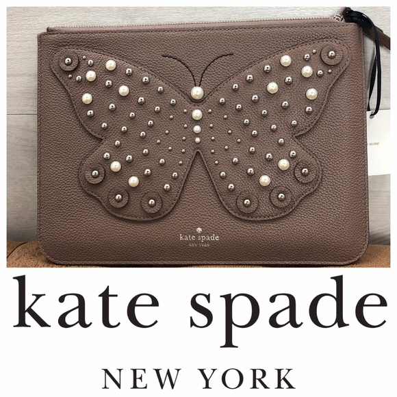 kate spade Handbags - Kate Spade Larchmont Avenue Butterfly Gia Walnut